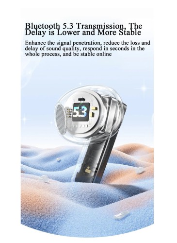 T87 Mini - TWS Bluetooth Earphones, Bluetooth 5.3, Waterproof, Sports, Touch Con