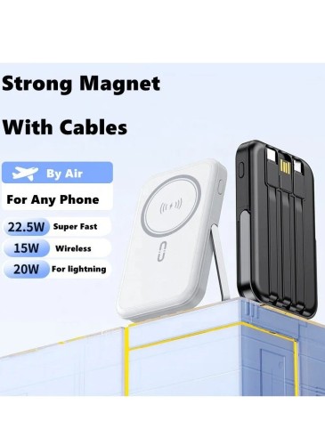 PB186 10000mAh Magnetic Power Bank - Ultra Slim, 22.5W Fast Charging, Digital LE