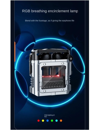 T63 - TWS Bluetooth Earphones with Dual Microphones, ENC Noise Reduction, IPX4 W