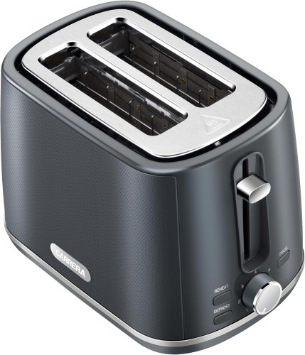 Carrera 2-Slice Toaster CRR 563– 930W, Wide Slots for 120x120mm Bread, 7 Brownin