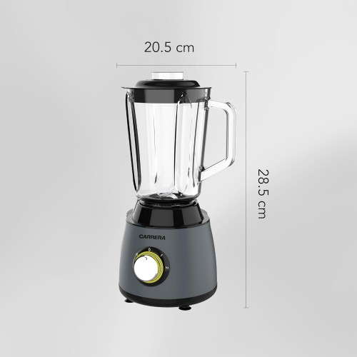CARRERA 3-in-1 Blender No 567– 600W Power, 1.5L Capacity, SS304 Blades, Copper M