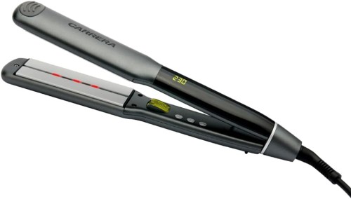 CARRERA Infrared Hair Straightener No 634 - LED Temp Display, Ceramic-Coated Flo
