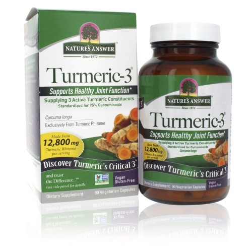 Natures Answer Turmeric3 12800Mg Vcaps 90S