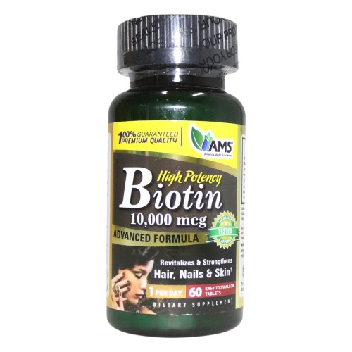Ams Biotin 10000Mcg Tabs 60S
