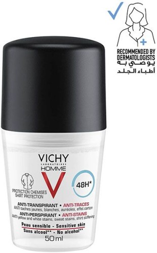 Vichy Homme Deo Anti Stain 48Hr 50 Ml