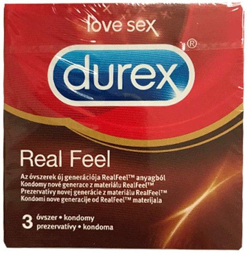 Durex Real Feel Condoms 3S