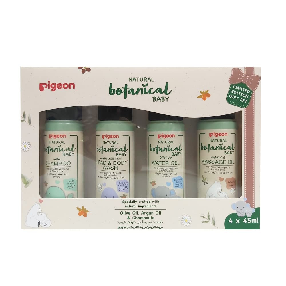 Pigeon Natural Botanical Baby Travel Set 4X45Ml