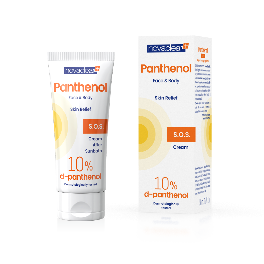 Novaclear Panthenol Cream 50 Ml
