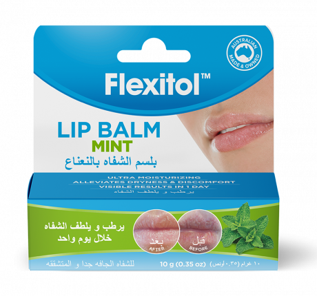 Flexitol Lip Balm Mint 10Gm