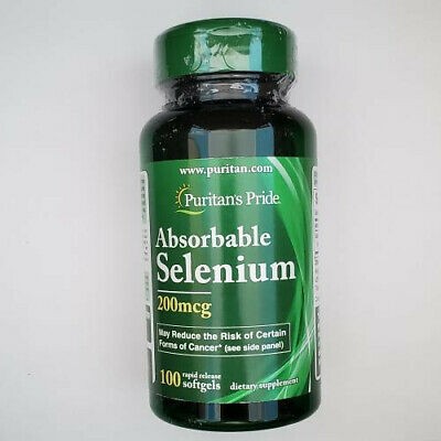 Puritans Pride Absorb Selenium 200Mcg 100S