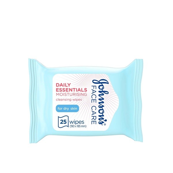 J&J Daily Essential For Dry Skin Wipes 25S
