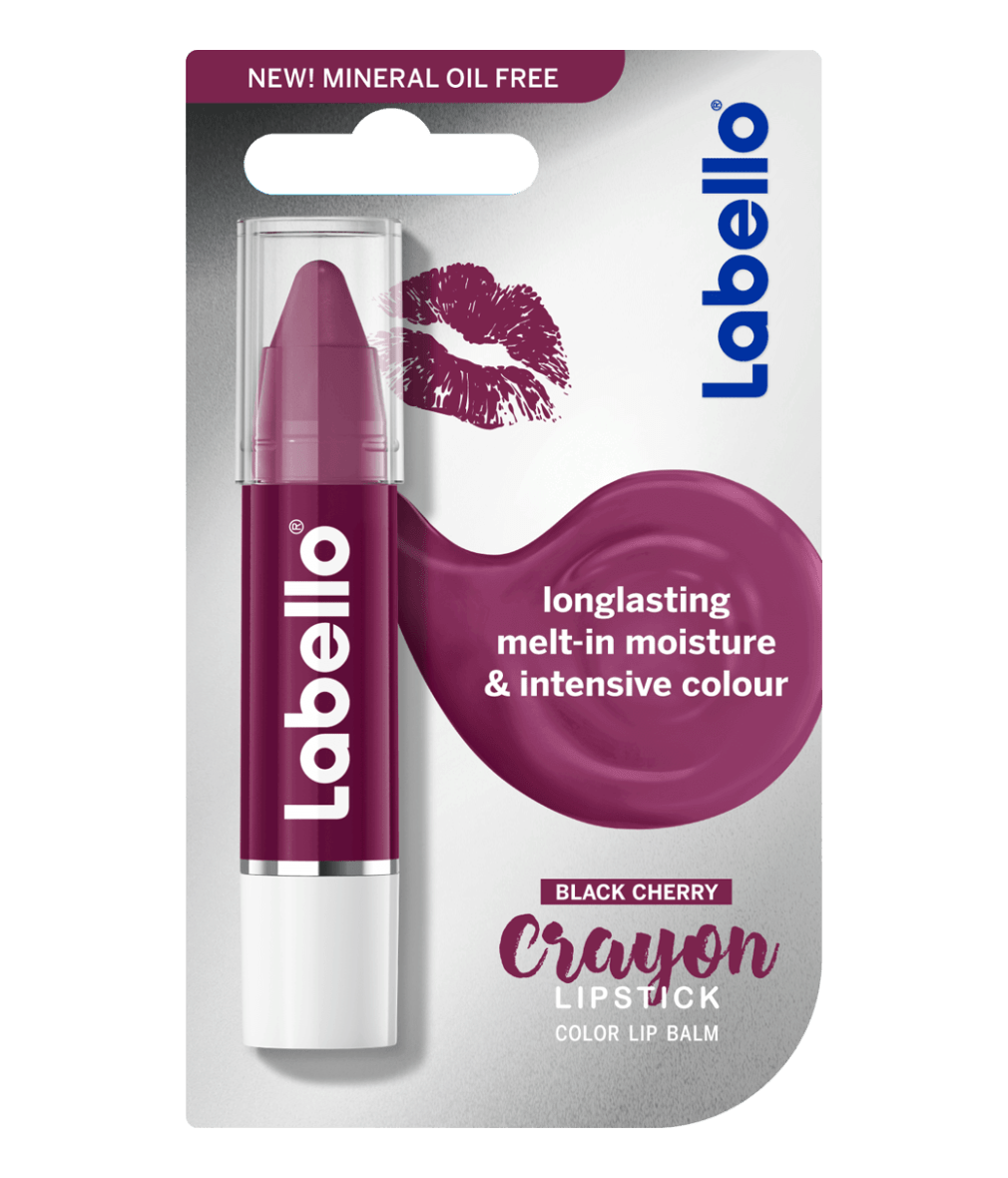 Labello Black Cherry Crayon Lipstick 3Gm 85140