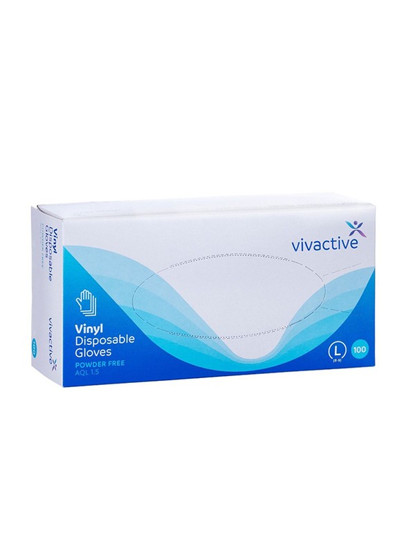 Uni Vinyl Gloves L 100'S