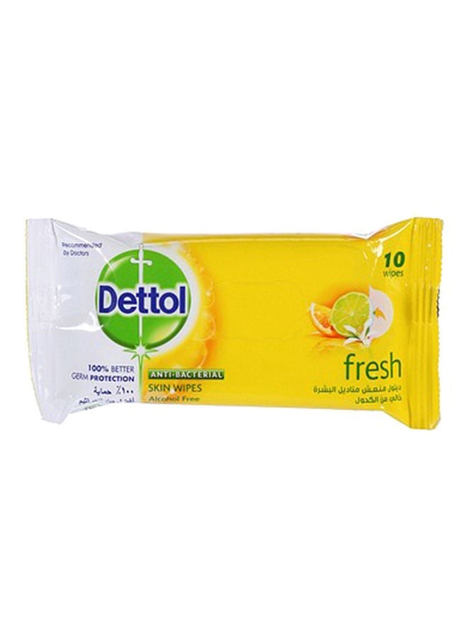 Dettol Antibact Wipes Fresh 10S