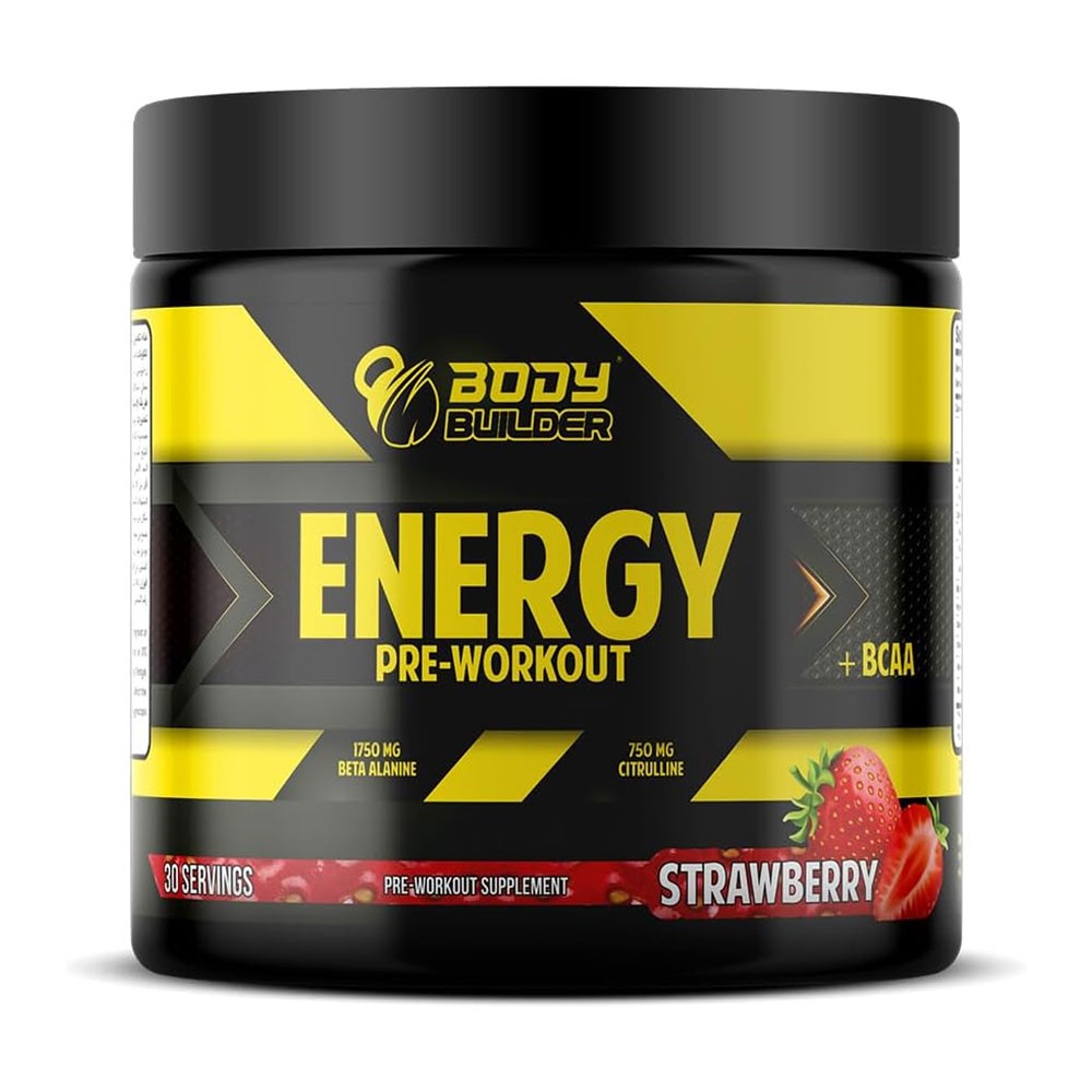 Body Builder Energy Pre-Work Bacaa Straw 30Serv