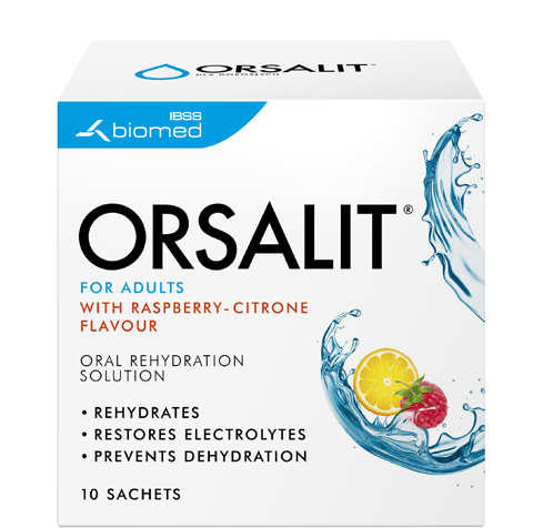 Orsalit Oral Solution Adult Rasp / Lemon 46Gm Sachets 10S