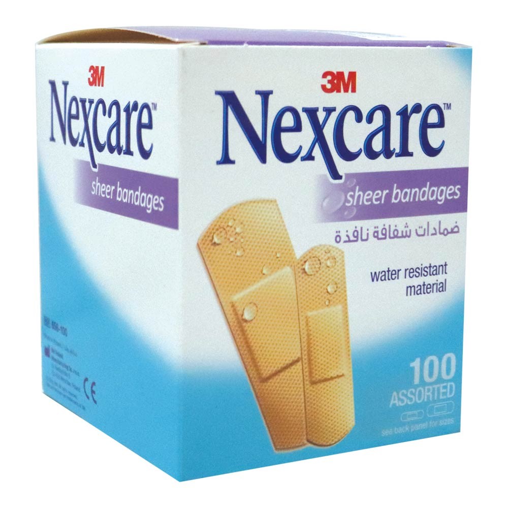 Nexcare Sheer Bandg Assorted 100S