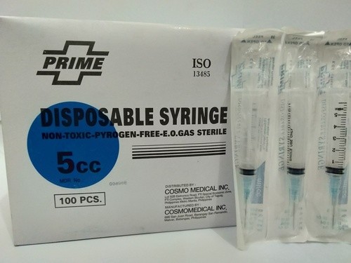 Prime Disp. Syringe 5Mlx100
