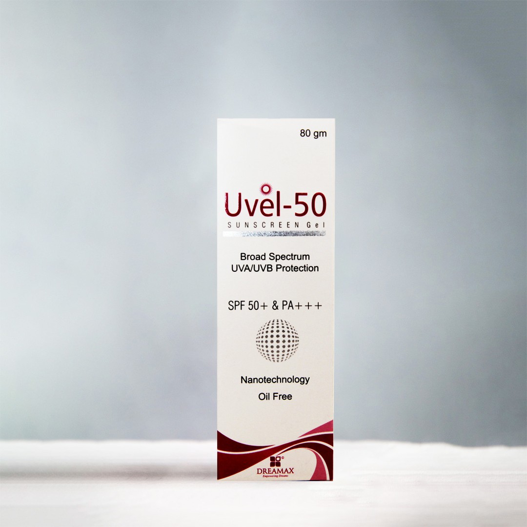 Uvel-50 Spf50+ Sunscreen Gel 80Gm