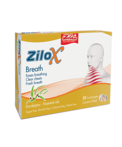 Zilox Sinus Centre Filled Lozenges 20S