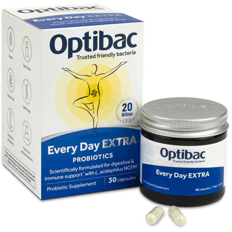 Optibac Every Day Extra Digestive Cap 30'S