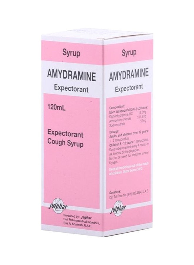 Amydramine Adult Syrup 120Ml