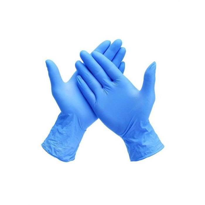 Hms Nitrile Gloves P/F (M)