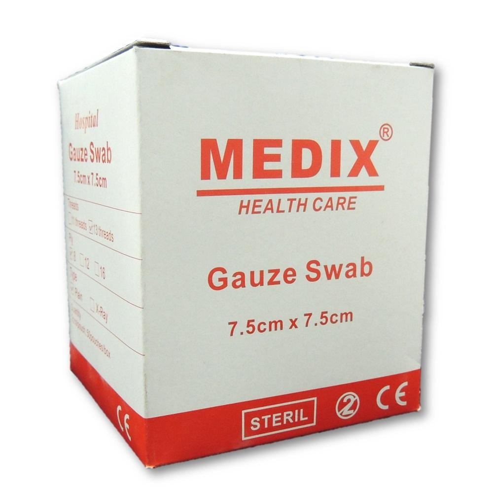 Medix Gauze Swab 7.5Cm X 7.5Cm 50S