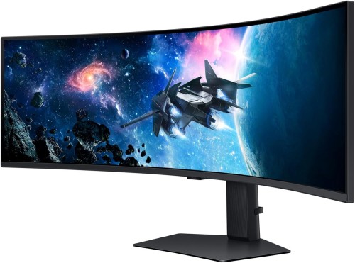Samsung Odyssey G9 G9G95C 49" Dual QHD Gaming Monitor with 1ms Response Time & 2...