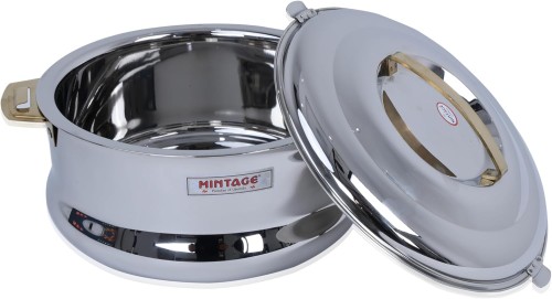 MINTAGE CASSEROLE GLACIER-5000 ML (GOLDEN PVD HANDLE)