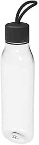 Ou Liv Flat Squeeze Water Bottle, 700 Ml Capacity, Black