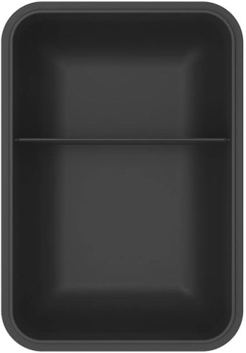 Ou Rectangular Bicolor Hermetic Lunch Box, 650 Ml Capacity, Black