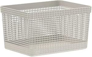Ou Grid Basket, 20 Liter Capacity, Beige