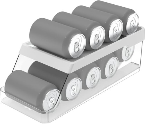 Ou Clear Fresh Can Organizer Roll, White