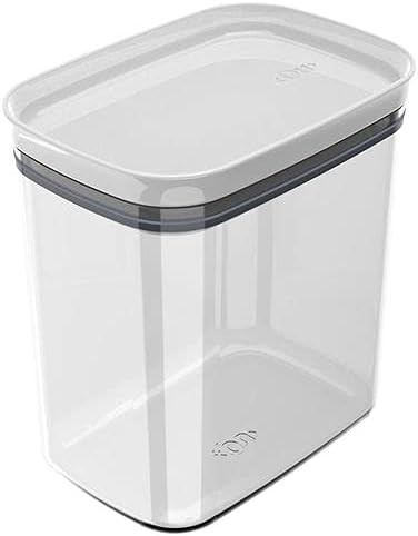 Ou Hermetic Rectangular Canister Block, 1.5 Liter Capacity, White