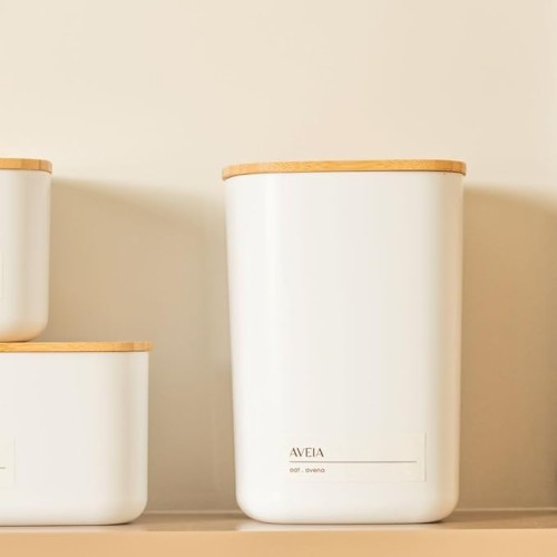 Ou Phb205 Keep Hermetic Canister, 1 Liter Capacity, White