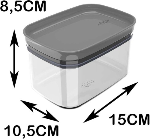 Ou Airtight Rectangular Food Containers Block Design Varis Sizes And Colors (Gre...