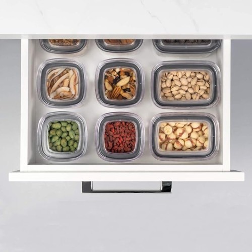 Ou Hermetic Rectangular Canister Block 0,65L Natural