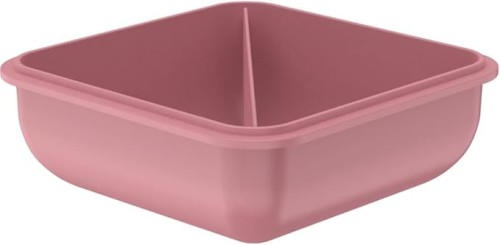Ou Hermetic Square Lunch Box Bicolor Pink Rose