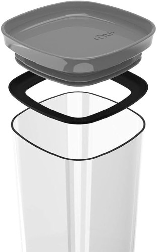 Ou 1.5L Silicone Airtight Seal Pot Plastic Lead Pot, Organize, Or