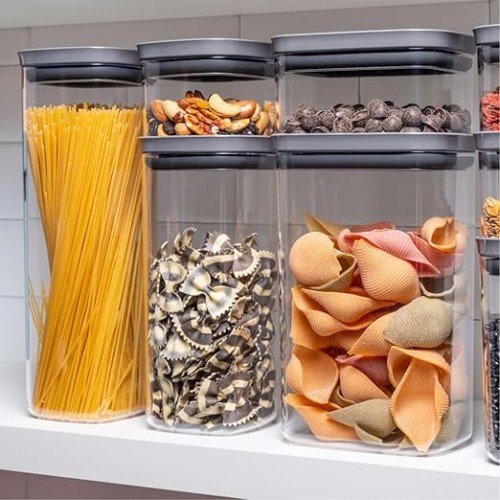 Ou 1.5L Silicone Airtight Seal Pot Plastic Lead Pot, Organize, Or