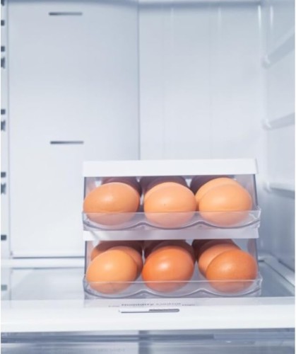 Ou Roll Clear Fresh Egg Dispenser 21 Unid. White