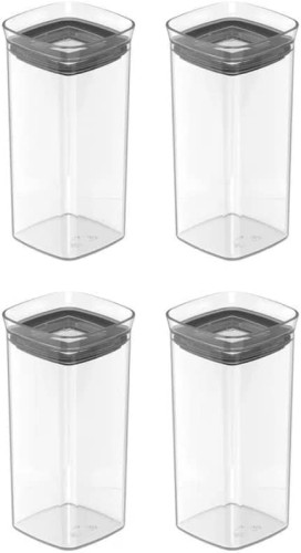 Ou Hermetic Canister Block Set 4 Pieces (0,340L) Natural