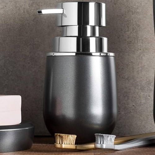 Ou Liquid Soap Dish 400Ml Soap Dispenser Bathroom Sink Or Premium Graphite