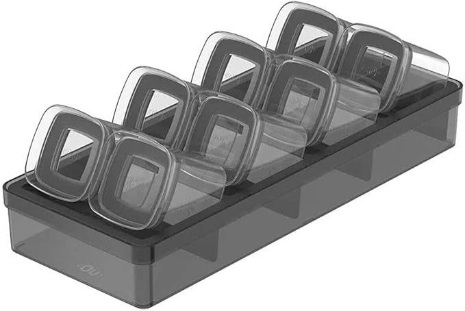 Ou Organizer Box With Cube Lid Or Grey 45X35X24Cm