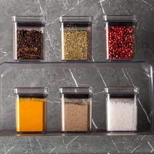 Ou Organizer Box With Cube Lid Or Grey 45X35X24Cm