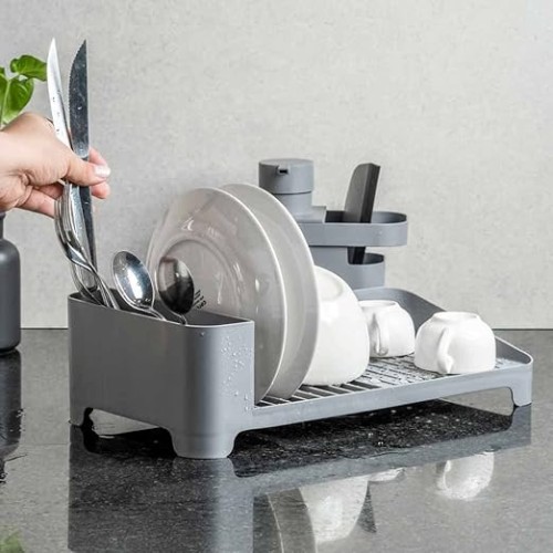 Ou Dish Drying Rack Plates Cutlery Cups Trium Compact Lead