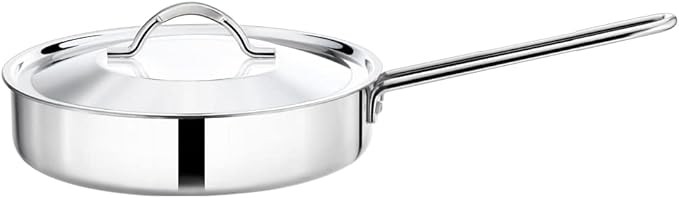 Premier 3-ply Clad Stainless Steel Classic Fry Pan with Lid Tpf-24 Cm