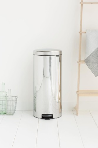 Brabantia NewIcon PedalBin - 30L Brilliant Steel