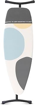 Brabantia Ironing Board D, 135x45 cm, Heat Resistant Parking Zone - Spring Bubbl...
